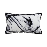 SOGA 35cm Throw Pillow  Black and White Leopard Thick Premium Polyester Fiber for Home Decor