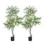 SOGA 2X 150cm Nandina Heavenly Bamboo Tree Artificial Plant Home Accent Decor