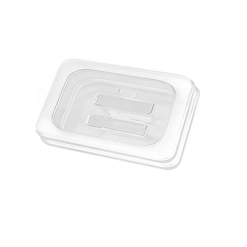 SOGA Clear Gastronorm 1/6 GN Lid Food Tray Top Cover Bundle of 2