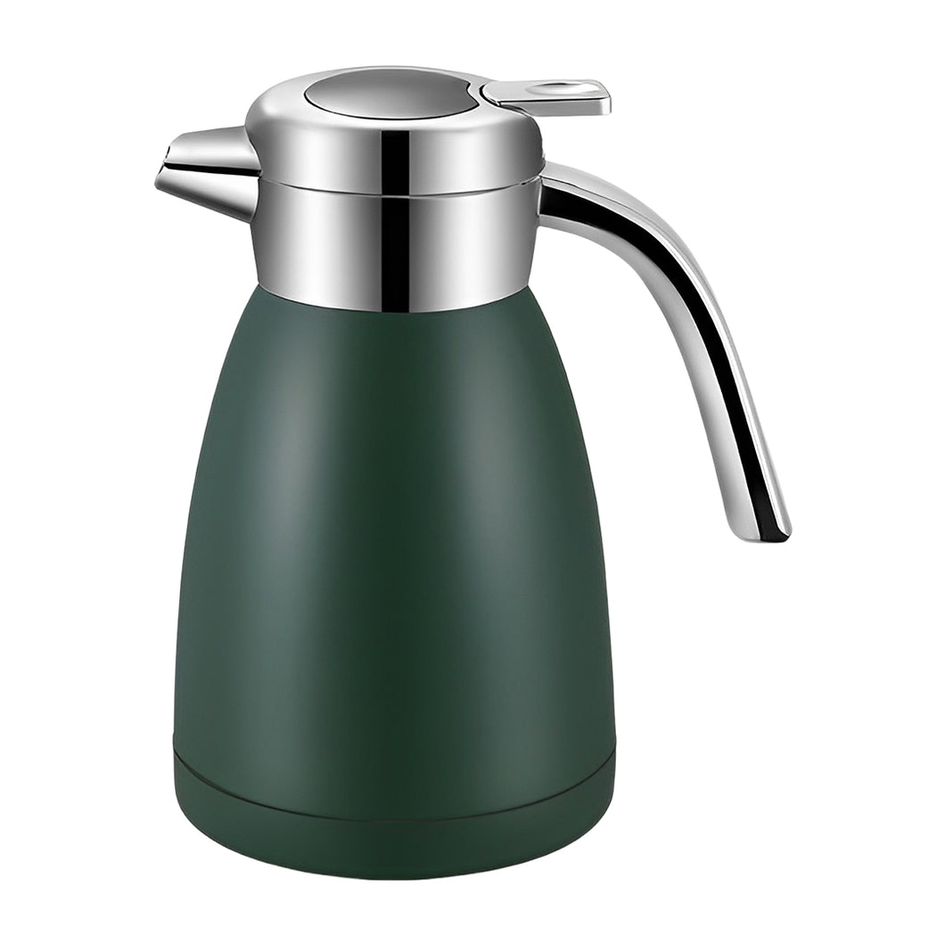 SOGA 1.2L Stainless Steel Water Bottle Insulated Vacuum Flask Water Coffee Jug Thermal Green