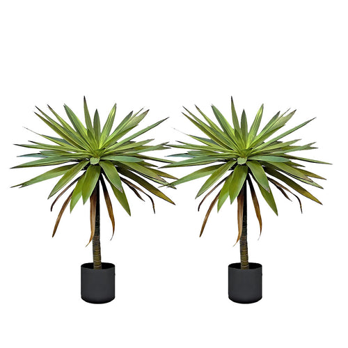 SOGA 2X 150cm Yucca Tree Giant Palm Lily Living Room Artificial Plant Home Accent Decor