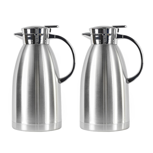 SOGA 2X 2.3L Stainless Steel Kettle Insulated Vacuum Flask Water Coffee Jug Thermal