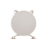 SOGA 30cm White Smart Makeup Bedroom Table Mirror Cat Ear Style No LED Light