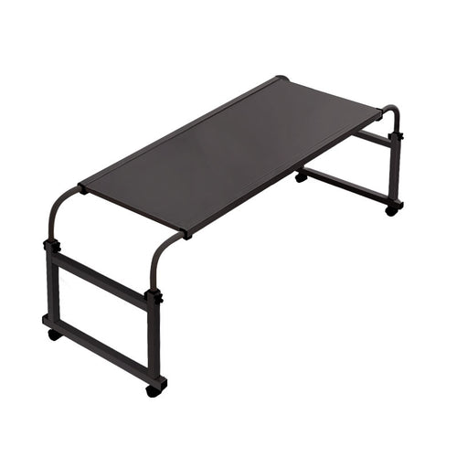 SOGA 120x45cm Black Cross Bed Movable Desk Table w/ Adjustable Length & Height