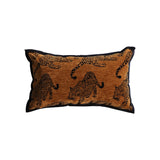 SOGA 30cm Throw Pillow Dark Brown Leopard Lumbar Decorative Cushion for Living Room