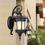 Vintage Lantern 62cm Wall Light Elegant Aluminum & Glass Design Classic Outdoor Lighting Rustic Vintage Style