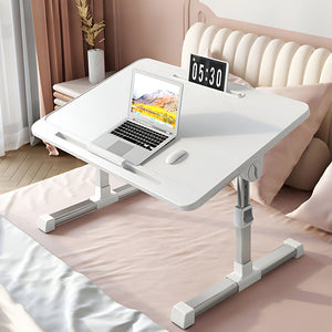 SOGA 2X 60X40cm White Small Laptop Bed Portable Foldable Study Table Adjustable