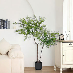 SOGA 2X 120cm Nandina Heavenly Bamboo Tree Artificial Plant Home Accent Decor