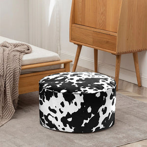 SOGA 48x35cm Round Soft Pouffe Seat Cushion Elegant Home Accent Décor Stylish Footstool