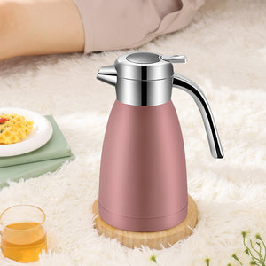 SOGA 2X 1.8L Stainless Steel Water Bottle Insulated Vacuum Flask  Coffee Jug Thermal Pink