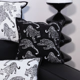 SOGA 45cm Throw Pillow Black Leopard Light Luxury Decorative Cushion for Living Room