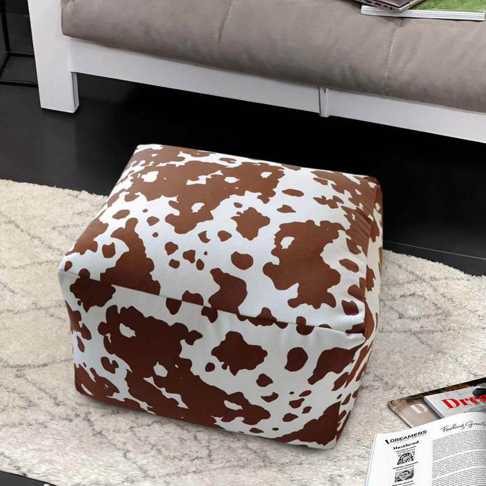 SOGA 48x35cm Round Soft Pouffe Seat Cushion Elegant Home Accent Décor Stylish Footstool