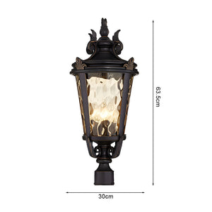 Vintage Lantern 4X 63.5cm Outdoor Post Lantern Light Classic Charm Elegant Patio Antique Inspired Outdoor Lighting