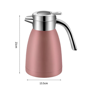 SOGA 2X 1.2L Stainless Steel Water Bottle Insulated Vacuum Flask Coffee Jug Thermal Pink