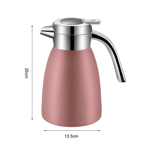 SOGA 2X 1.8L Stainless Steel Water Bottle Insulated Vacuum Flask  Coffee Jug Thermal Pink