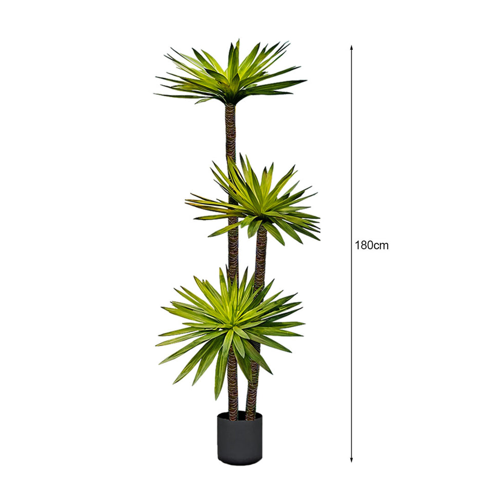 SOGA 2X 180cm Yucca Tree Giant Palm Lily Living Room Artificial Plant Home Accent Decor