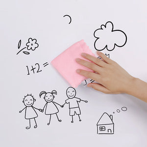 SOGA 2X 45cmx1000cm Clear Dry Erase Adhesive Whiteboard Wall Surface Peel Sticker Sheet