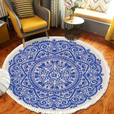 SOGA 2X 120cm Mandala Round Tapestry Indian Area Rug for Living Room Lounge Anti-slip Doormat Home Decor