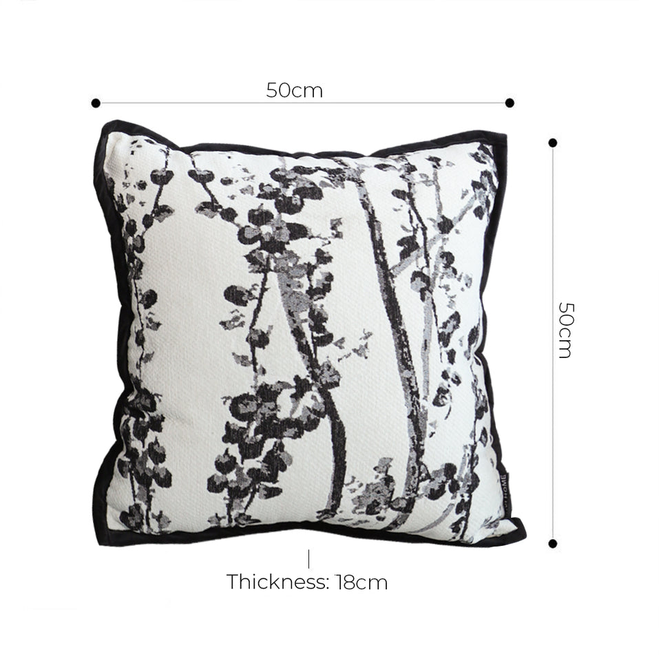 SOGA 50cm Throw Pillow Botanical and Modern Elegant for Home Decor