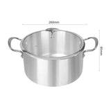 SOGA Stainless Steel  26cm Casserole With Lid Induction Cookware