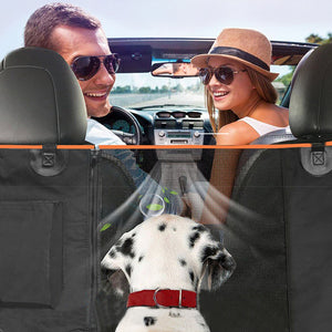 SOGA 2X Oxford Cloth Waterproof Dog Car Cover Back Seat Protector Hammock Pet Mat Black