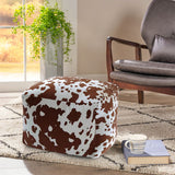 SOGA 48x35cm Round Soft Pouffe Seat Cushion Elegant Home Accent Décor Stylish Footstool