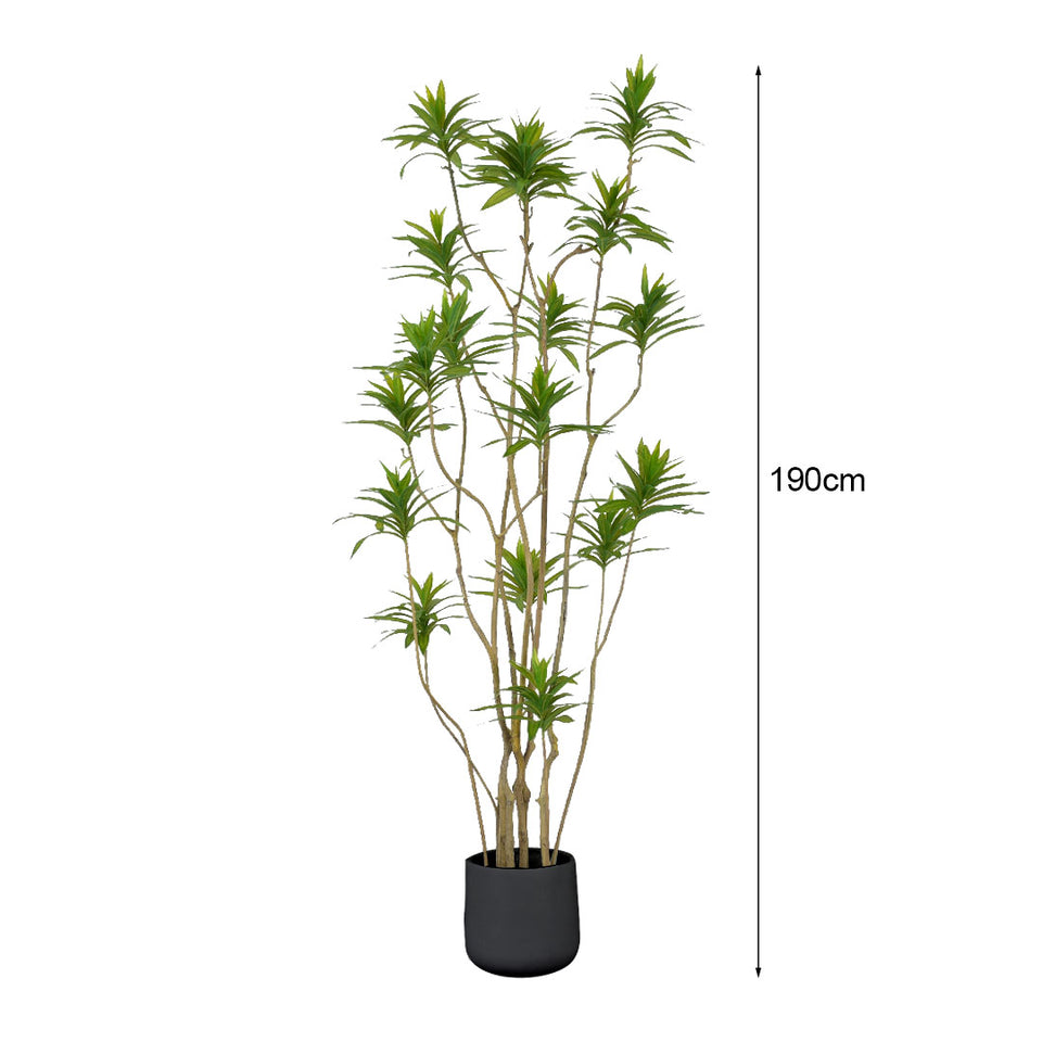 SOGA 190cm Lily Bamboo Plant Tree Living Room Artificial Plant Home Accent Decoration