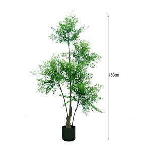 SOGA 180cm Nandina Heavenly Bamboo Tree Artificial Plant Home Accent Decor