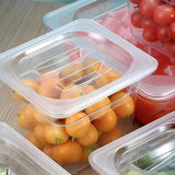 SOGA 100mm Clear Gastronorm GN Pan 1/6 Food Tray Storage with Lid