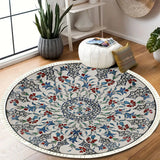 SOGA 120cm Mandala Round Area Thick Anti-slip Doormat, Home Decor