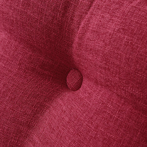 SOGA 2X 150cm Rose Red Triangular Wedge Bed Pillow Headboard Backrest Bedside Tatami Cushion Home Decor