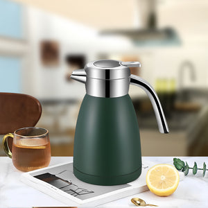 SOGA 2X 1.2L Stainless Steel Water Bottle Insulated Vacuum Flask Coffee Jug Thermal Green