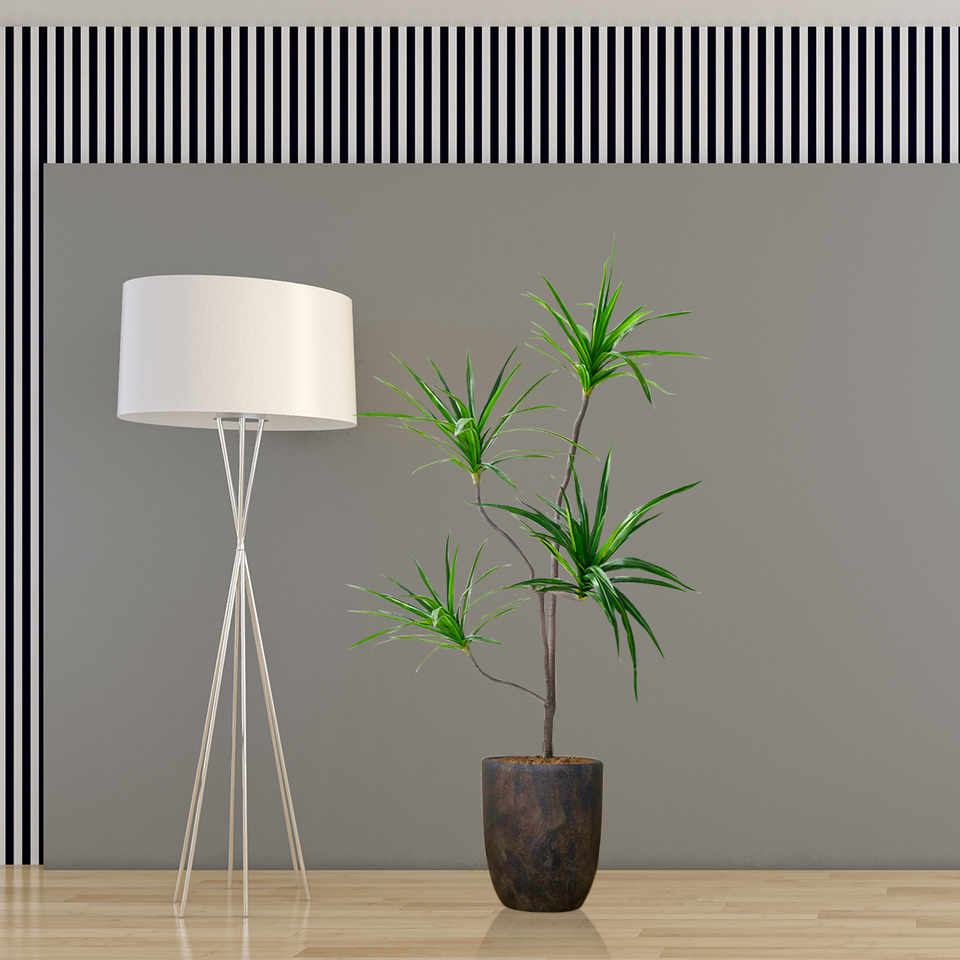 SOGA 2X 180cm Realistic Artificial Dracaena, Rubberised Silk Cloth + Iron Wire, Home Decor