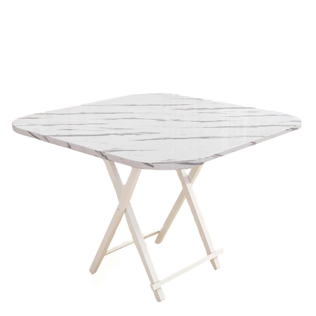 SOGA White Portable Table Foldable Multifunctional Furniture Home Decor