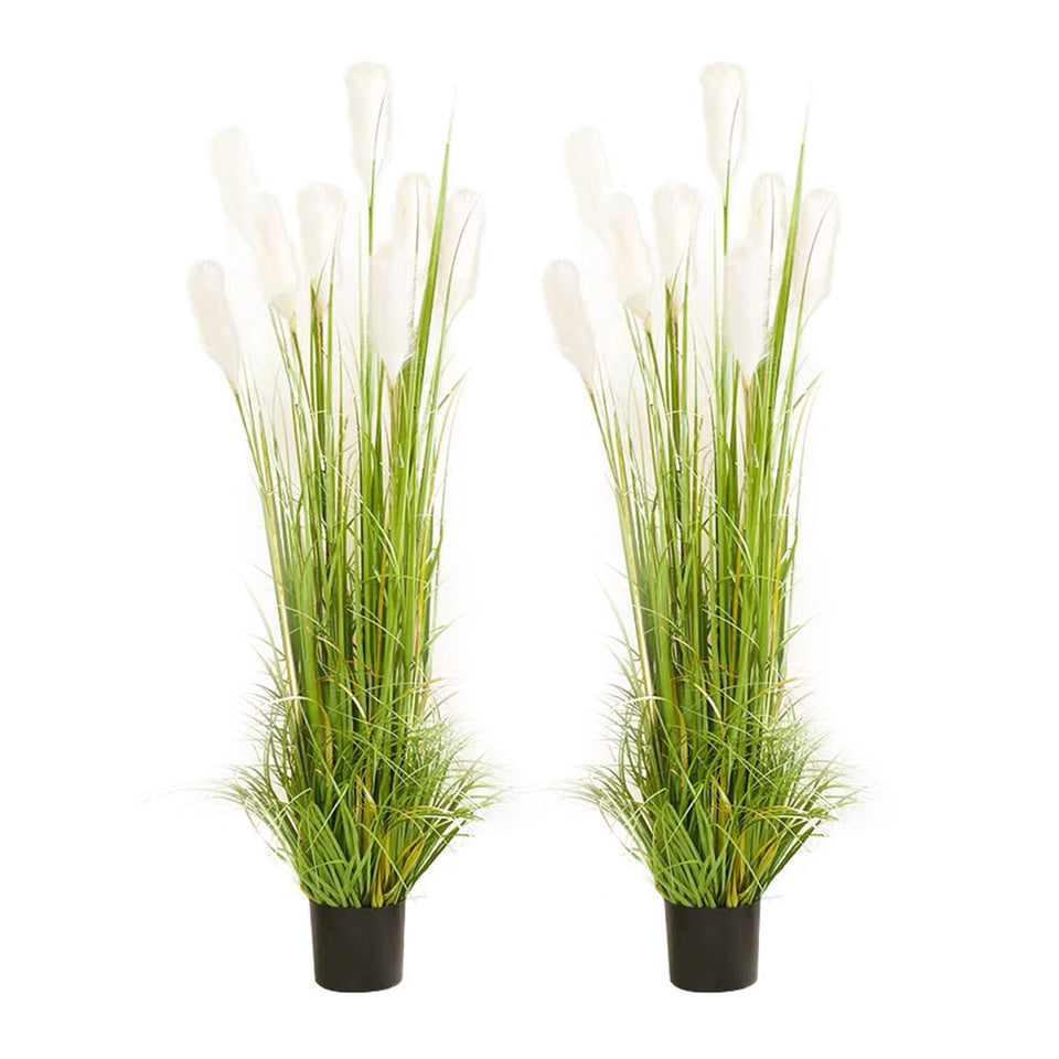 SOGA 2X 120cm Nearly Natural Plume Grass Artificial Plant