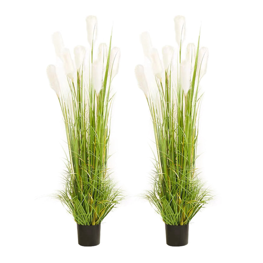 SOGA 2X 120cm Nearly Natural Plume Grass Artificial Plant