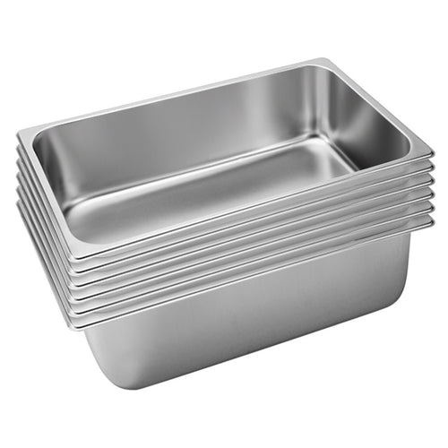 SOGA 6X Gastronorm GN Pan Full Size 1/1 GN Pan 20cm Deep Stainless Steel Tray