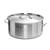 SOGA Stock Pot 83L Top Grade Thick Stainless Steel Stockpot 18/10