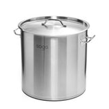 SOGA Stock Pot 71L Top Grade Thick Stainless Steel Stockpot 18/10