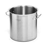 SOGA Stock Pot 71L Top Grade Thick Stainless Steel Stockpot 18/10