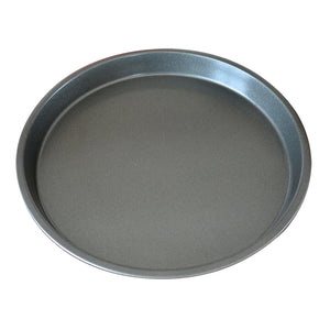 SOGA 6X 9-inch Round Black Steel Non-stick Pizza Tray Oven Baking Plate Pan