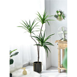 SOGA 4X 180cm Green Artificial Indoor Brazlian Iron Tree Fake Plant Decorative 3 Heads