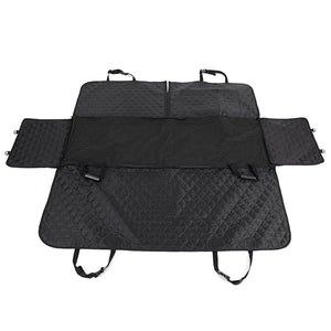 SOGA 600D Oxford Cloth Waterproof Dog Car Cover Back Seat Protector Hammock Non-Slip Pet Mat Black