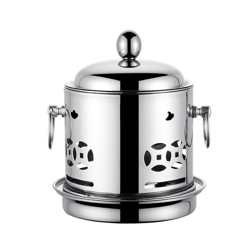 Mini Alcohol Stove, 2 Hot Pot Alcohol Burners, Portable Stainless