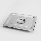 SOGA 2X Gastronorm GN Pan Full Size 1/2 GN Pan 15cm Deep Stainless Steel With Lid