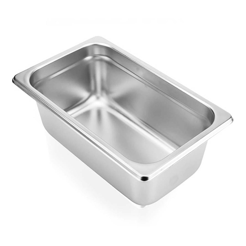 SOGA Gastronorm GN Pan Full Size 1/1 GN Pan 20cm Deep Stainless Steel Tray With Lid