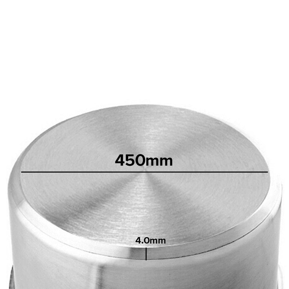 SOGA Stock Pot 71L Top Grade Thick Stainless Steel Stockpot 18/10