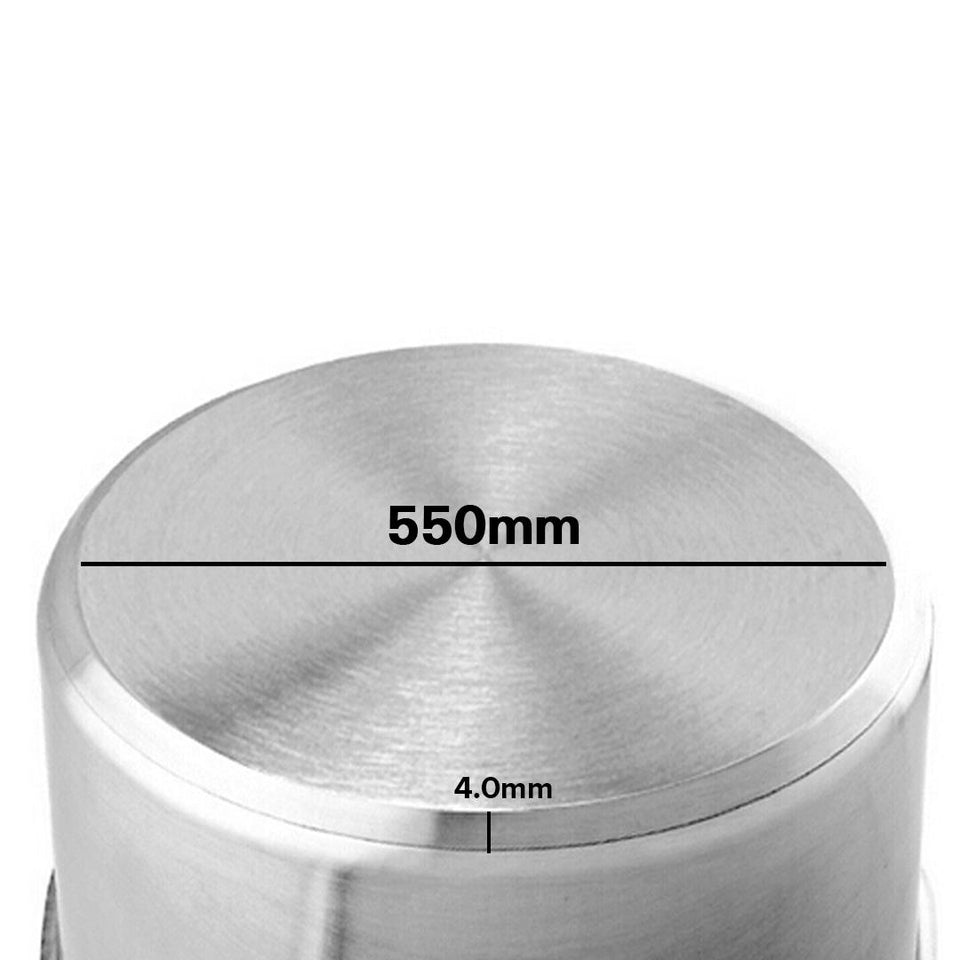 SOGA Stock Pot 83L Top Grade Thick Stainless Steel Stockpot 18/10