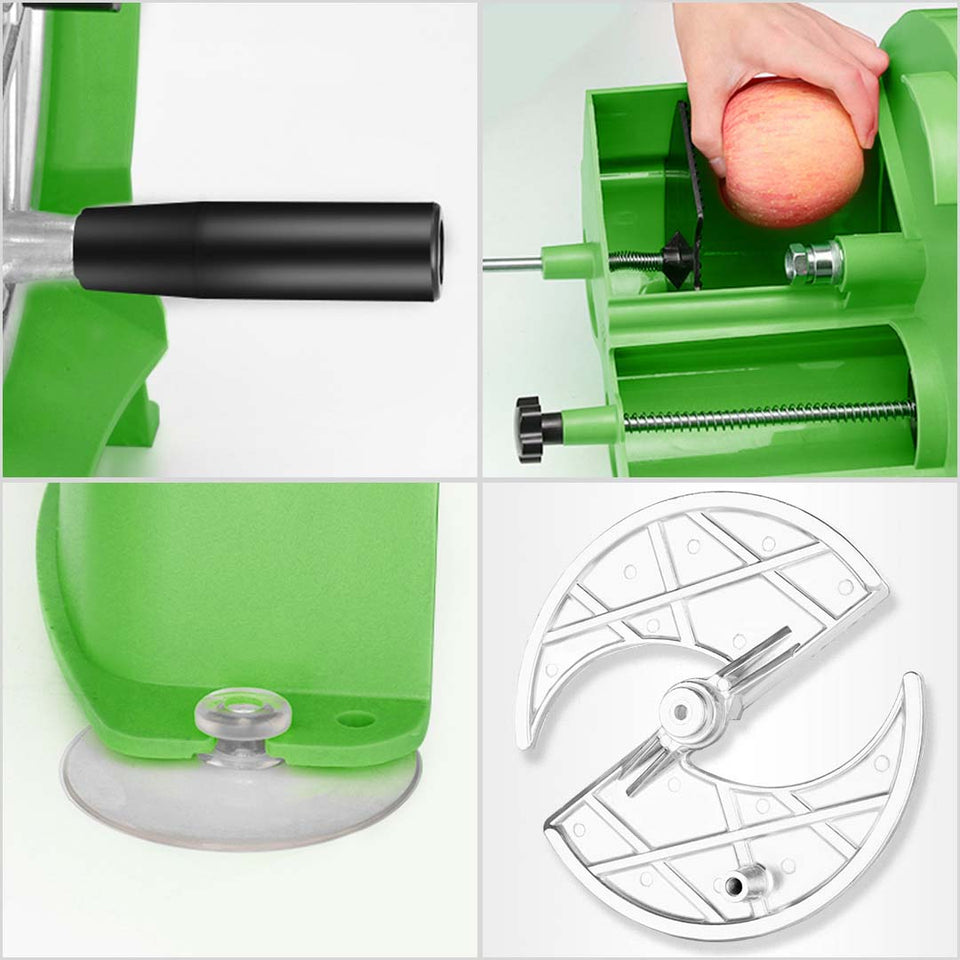 Green Plastic Vegetable Fruit Cutter