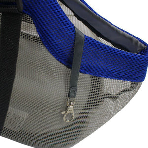 SOGA 2X Grey Pet Carrier Bag Breathable Net Mesh Tote Pouch Dog Cat Travel Essentials